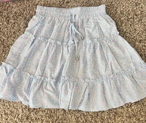 Princess Polly Skirt Blue Floral thumbnail 1