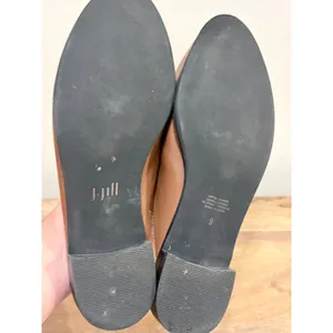 J.Jill Tan Leather Pointed Toe Mules Slip On Flat Shoes‎ Size 9 thumbnail 10