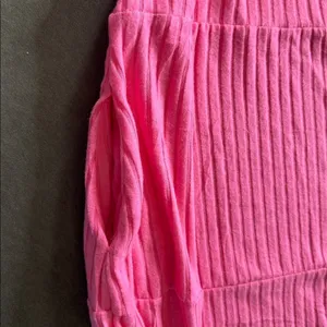 Women’s Fantaslook Pink Square Neck Long Sleeve Babydoll Sweater Dress Size XL thumbnail 11