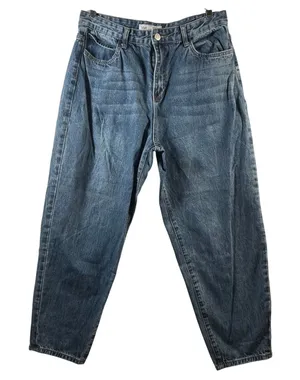 YMI Jeans Women Denim Dream Authentic Blue‎ Wash Relaxed Fit Pants thumbnail 1