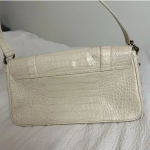 Lauren Ralph Lauren Ivory Shoulder Bag Snakeskin‎ Print thumbnail 4