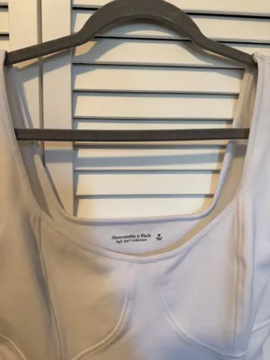 Abercrombie Corset Tank Top White thumbnail 3