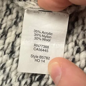 Madewell Marled Wool Blend Turtleneck Knit Sweater‎ Size XS thumbnail 7