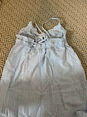 Blue striped Dress thumbnail 3