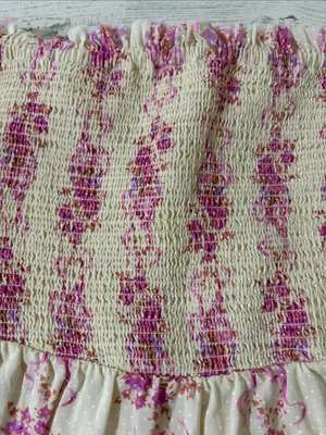 LoveShackFancy Aldana Mini Skirt in French Lilac thumbnail 6