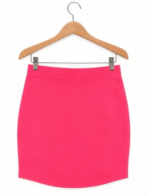 H&M Hot Pink High-Rise Mini Skirt thumbnail 4