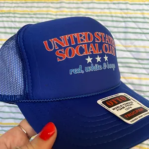 United States social club 4th of July trucker hat thumbnail 2