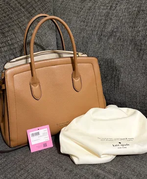 Kate Spade Bungalow Large Satchel - Tan Leather with Dust Bag thumbnail 1