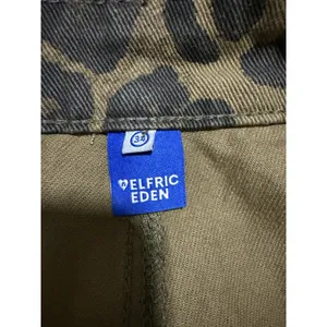 AELFRIC EDEN Jeans Denim Leopard Print Brown‎ Camo Baggy Wide Leg Unisex Size 34 thumbnail 12