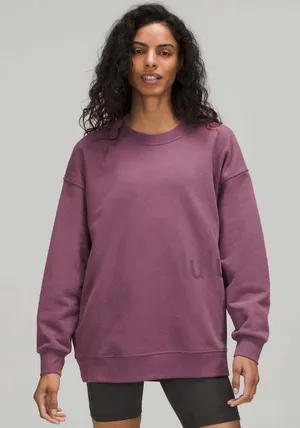 Lululemon Perfectly Oversized Crew *Graphic thumbnail 1