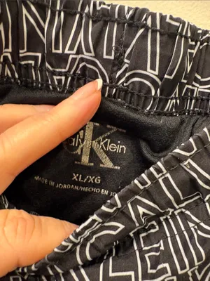 Calvin Klein Black Logo-Print Athletic Shorts thumbnail 3
