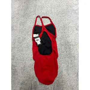 Nike‎ HydraStrong Solid Racerback One Piece Swimsuit Univ Red NESSA017 Size 34 thumbnail 6