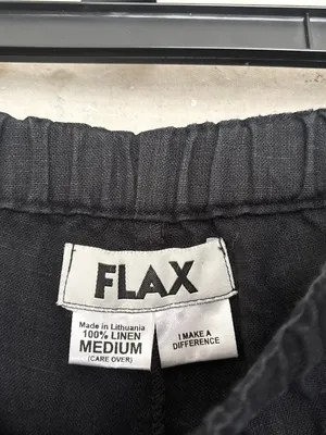 Flax Wide Leg Linen Pants thumbnail 2