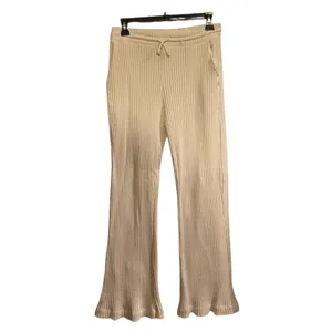 For Days Cotton Cream Ribbed loungewear comfort casual minimalist Pants thumbnail 4