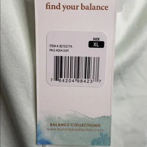 Balance Collection Women’s Aqua RacerBack Tank Top thumbnail 4