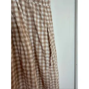 Abercrombie & Fitch checkered gingham tan mini dress size xs thumbnail 5