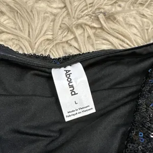 Abound sparkly sequin strapless mini dress size large thumbnail 3