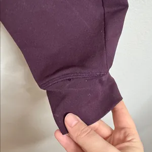 ZYIA Active Unwind Drawstring Tapered Joggers with pockets in Plum, size S thumbnail 10