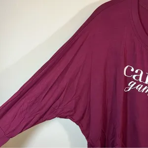 Piko Women’s Maroon Carolina Gamecocks Bamboo Long Sleeve Top Medium NWT‎ thumbnail 5