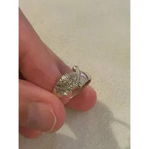 925 sterling silver ring band size 8.75 lot c15 turtle thumbnail 5