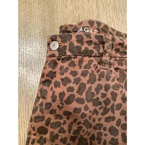 American Eagle Curvy Super Hi-Rise Brown Leopard Print Jegging Jeans Size 18 thumbnail 3