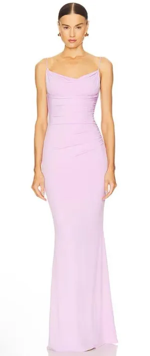 NEW NWT Katie May Surreal Maxi Dress In Lilac Purple thumbnail 1