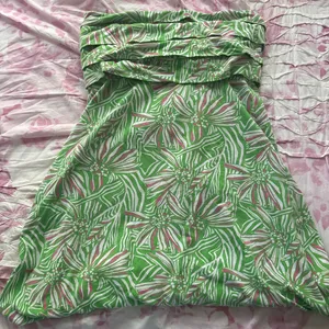 Lilly Pulitzer Dress green floral thumbnail 2