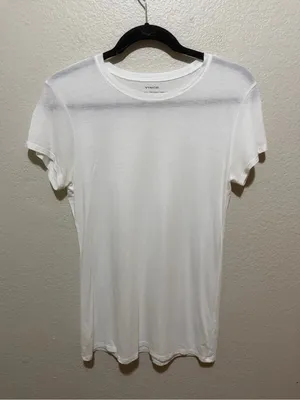 Vince Little Boy T-Shirt Size Medium Pima Cotton Modal Minimalist Classic thumbnail 2
