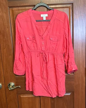 Motherhood, maternity, orange top size L thumbnail 1