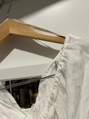 White peasant Blouse thumbnail 2