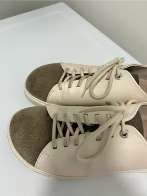 Birkenstock Bend Low Decon Pop Sneakers Taupe Eggshell Size 7 - 7.5 US Narrow thumbnail 6