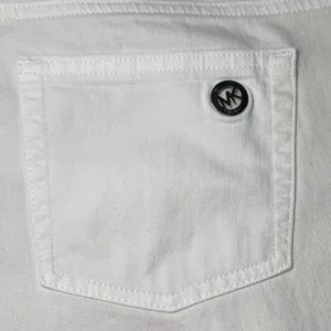 Michael Kors Skinny Jeans Women Size 10 White Stretch Denim Mid Rise Casual‎ EUC thumbnail 11