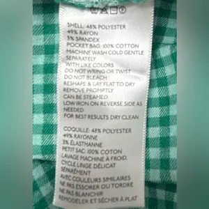 Urban Outfitters M Gingham Check Pocketed Mini Skirt in Kelly Green thumbnail 7