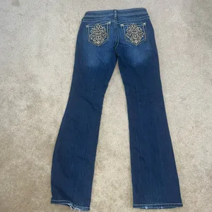 Ariat Womens Jeans Size 28L Dark Wash Embroidered Bootcut Western Denim thumbnail 5
