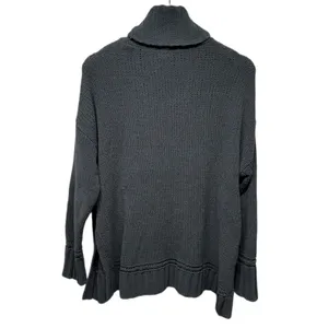 Aerie Chenille Women Oversized Cowl Neck Sweater XS‎ Gray Pullover Boho Cozy thumbnail 2