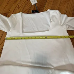 TUCKERNUCK x‎ Cameran Eubanks Wimberly NWT The Middleton Square Neck Dress White thumbnail 10
