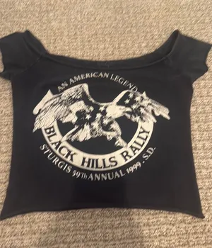 Cropped Off-The-Shoulder Brandy Melville Top thumbnail 1