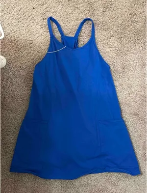blue Women Athletic mini dress thumbnail 2