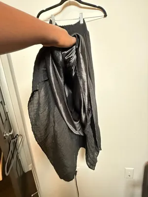 Y2K Black Tiered Peasant Maxi Skirt thumbnail 5