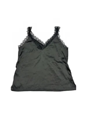 Forever 21 Black Lace Trim Camisole Tank Top thumbnail 2