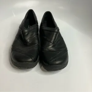 Merrell‎ black leather Mocs size 6 thumbnail 3