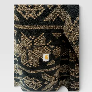 Carhartt Womens 2X Loose Fit Sherpa Fleece Quarter Zip Pullover OJ6470-W Black thumbnail 5