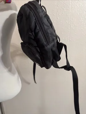 PINK Victoria's Secret Black Mini Backpack thumbnail 6