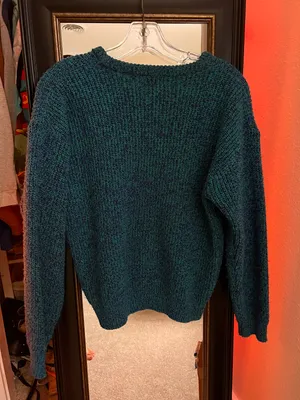 Mervyns Vintage 80’s Blue Knit Sweater thumbnail 2