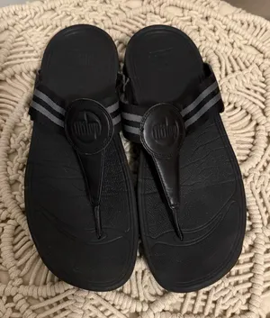 Fitflop Women’s Flip-Flops with Gray Stripes thumbnail 1