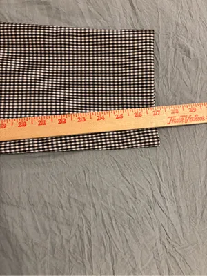 White House Black Market WHBM Black White Gingham Ankle Pants Size 12 thumbnail 6