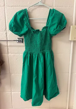 Dillard's Green babydoll dress thumbnail 1