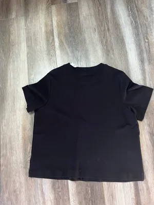 NWT Old Navy Relaxed Heavyweight Black T-Shirt thumbnail 7