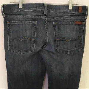 ‎7 For All Mankind boot cut jeans 31 thumbnail 5