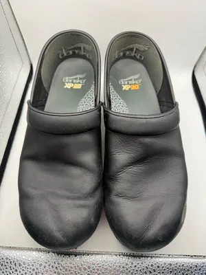 Dansko XP 2.0 Black Leather Clog Slip On‎ Comfort Work Nurse Slip Resistant 40 thumbnail 3